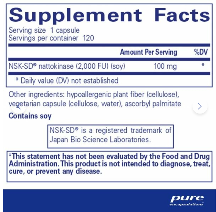 NSK-SD 100 mg - Clinical Nutrients