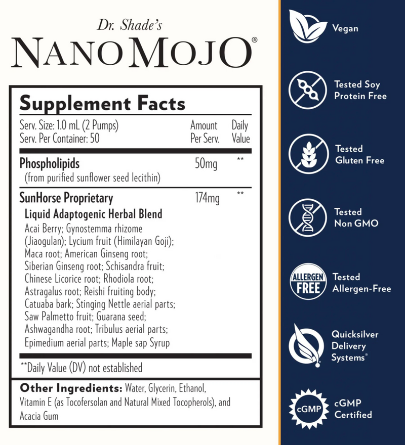 NanoMojo Liposomal Adaptogenic Blend - Clinical Nutrients