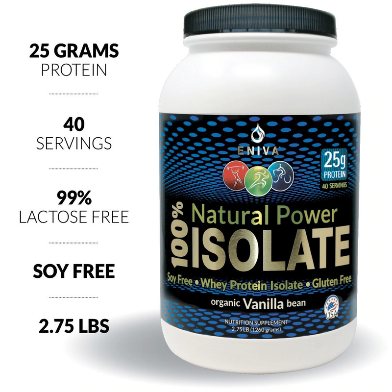 Natural Power Protein Isolate Powder 2.75lbs - Clinical Nutrients