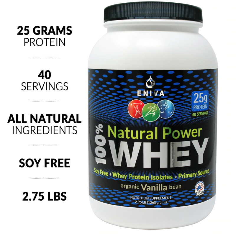 Natural Power  Whey Protein (40 servings) - Clinical Nutrients