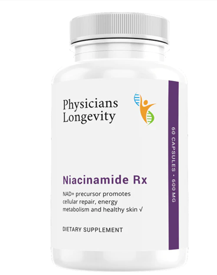 Niacinamide Rx (600 mg, 60 capsules) - Clinical Nutrients
