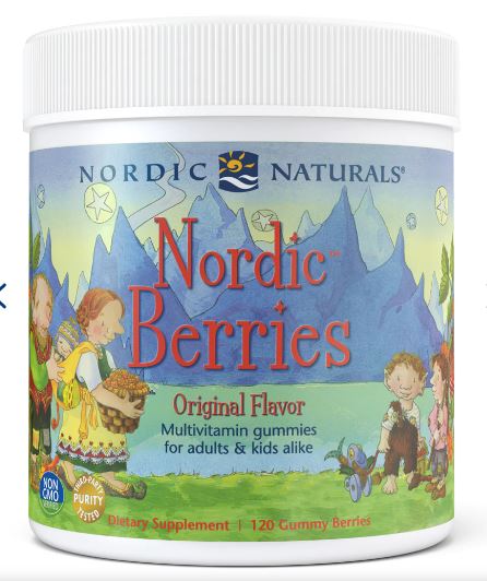 Nordic Berries Original Flavor 120 Gummy Berries - Clinical Nutrients