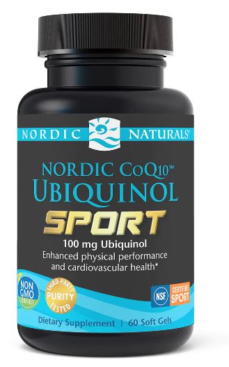 Nordic CoQ10 Ubiquinol Sport 60 Softgels - Clinical Nutrients
