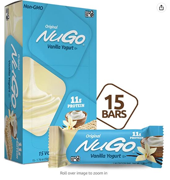 NuGo Vanilla Yogurt Protein 15 Bars - Clinical Nutrients