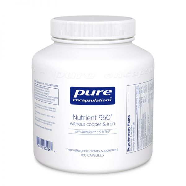 Nutrient 950 without Copper & Iron 180 C - Clinical Nutrients