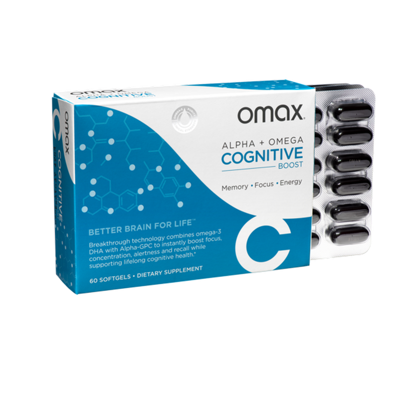 Omax Alpha - Omega Cognitive Boost 60 CT - Clinical Nutrients