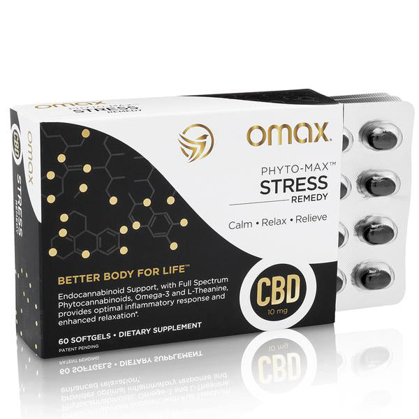 Omax Sleep - Stress Remedy - Hemp CBD Blend 60SG - Clinical Nutrients