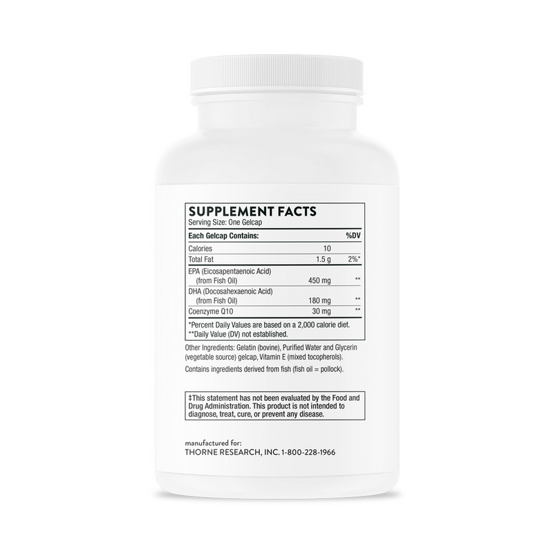 Omega-3 with CoQ10 90 CT - Clinical Nutrients