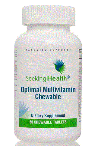 Optimal Multivitamin Chewable 60 Tablets - Clinical Nutrients