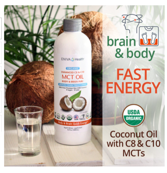 Organic MCT Oil 16 oz - Clinical Nutrients