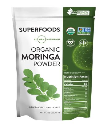 Organic Moringa Leaf Powder 60 Servings - Clinical Nutrients