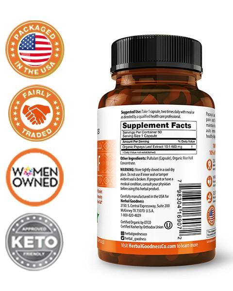 Papaya Leaf Extract 60C - Clinical Nutrients