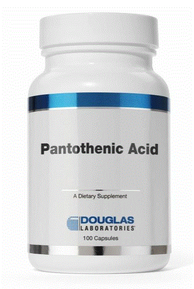 PANTOTHENIC ACID 100 CAPSULES - Clinical Nutrients