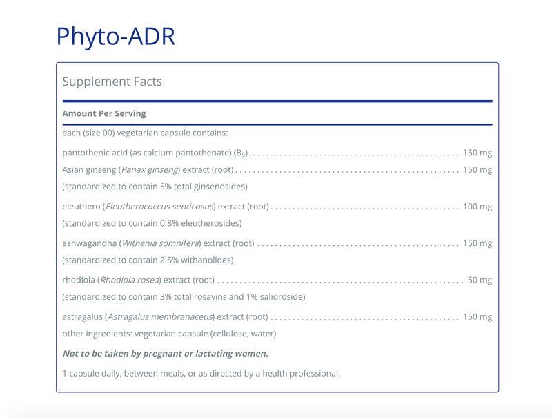 Phyto-ADR 180 C - Clinical Nutrients