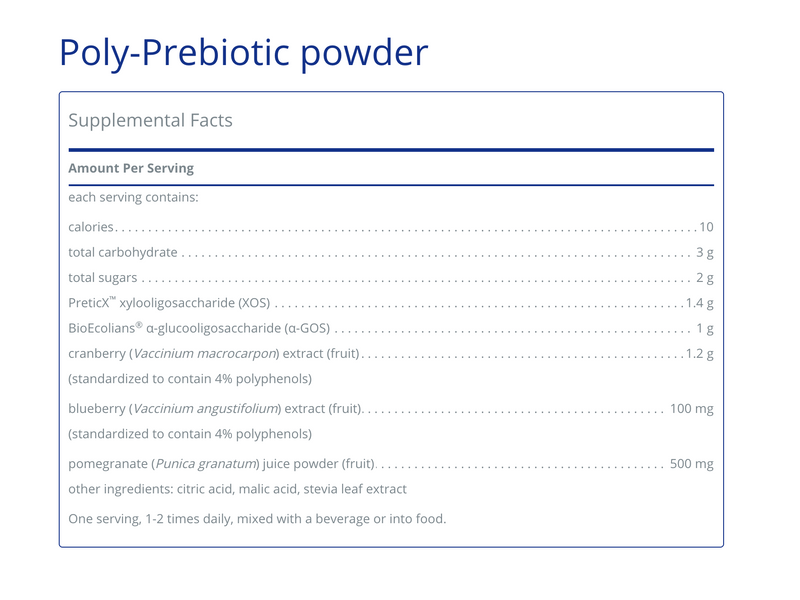 Poly-Prebiotic powder - Clinical Nutrients