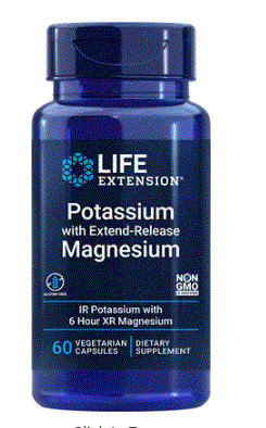 Potassium with Extend-Release Magnesium 60 Capsules - Clinical Nutrients