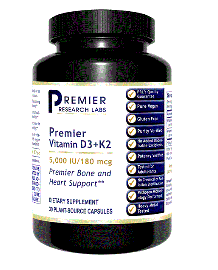 Premier Vitamin D3+K2 30 Capsules - Clinical Nutrients