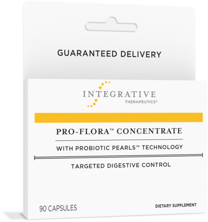 Pro-Flora Concentrate - with Probiotic Pearls Technology 90 caps - Clinical Nutrients