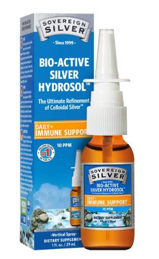 Pro Bio-Active Silver Hydrosol 23 ppm Travel Size Vertical Spray 1 fl oz - Clinical Nutrients