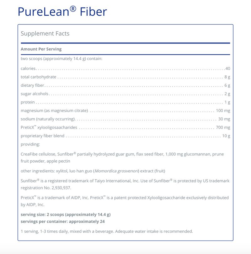 PureLean Fiber - Clinical Nutrients