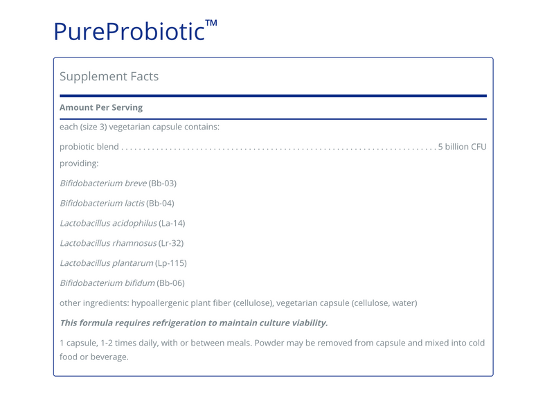 PureProbiotic 60 C - Clinical Nutrients