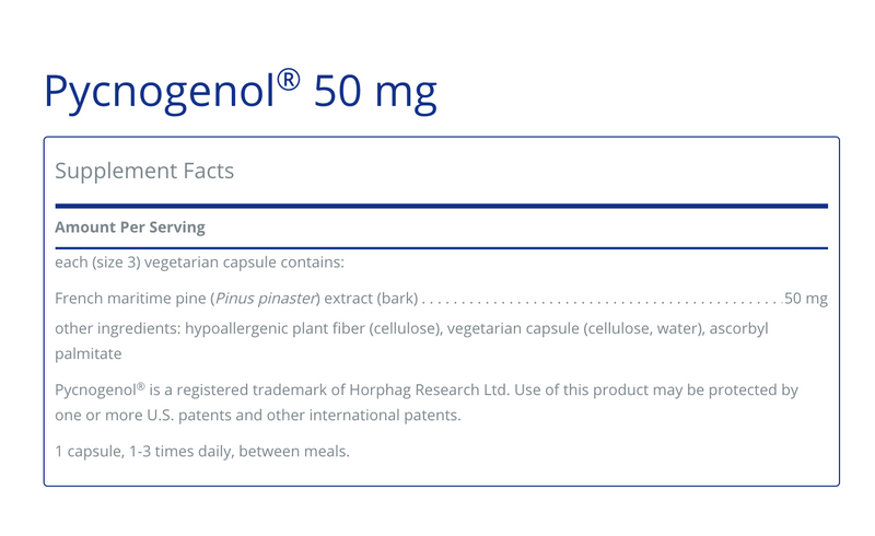 Pycnogenol 50 mg 120 C - Clinical Nutrients