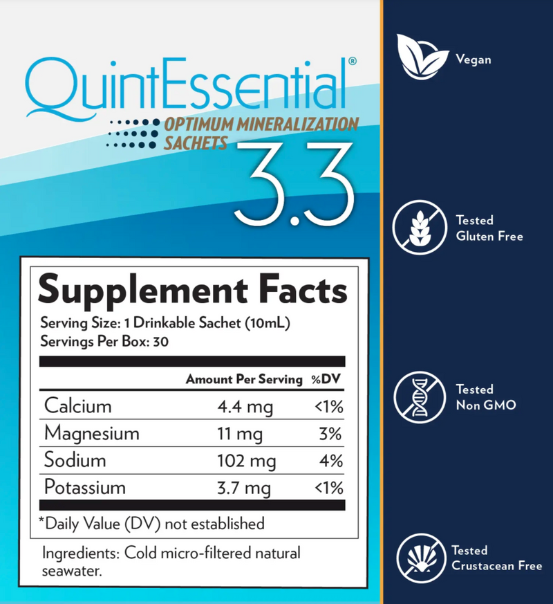 QuintEssential 3.3, 10mL Sachets (Box of 30) - Clinical Nutrients