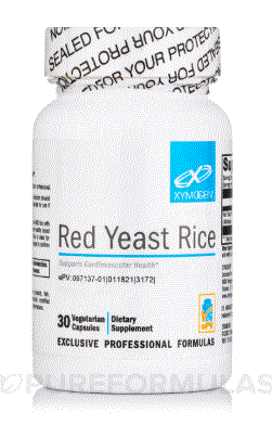Red Yeast Rice 30 Capsules - Clinical Nutrients