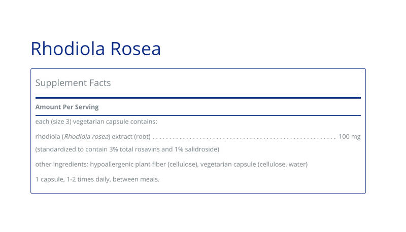 Rhodiola Rosea 90 C - Clinical Nutrients
