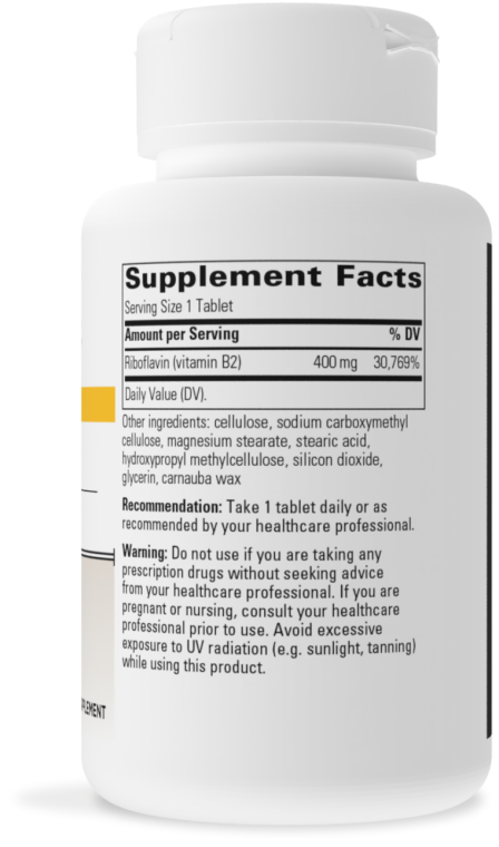 Riboflavin 30 tabs - Clinical Nutrients