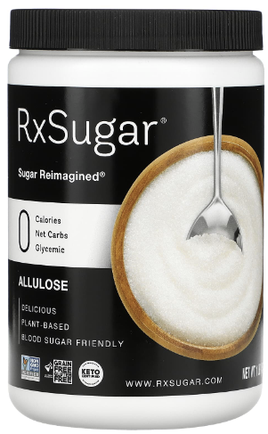 RxSugar® Allulose One Pound Canister 45 Servings - Clinical Nutrients