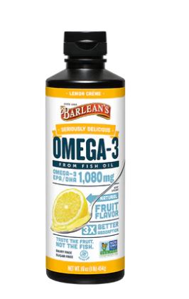 Seriously Delicious Omega-3 Fish Oil Lemon Creme 16 oz - Clinical Nutrients