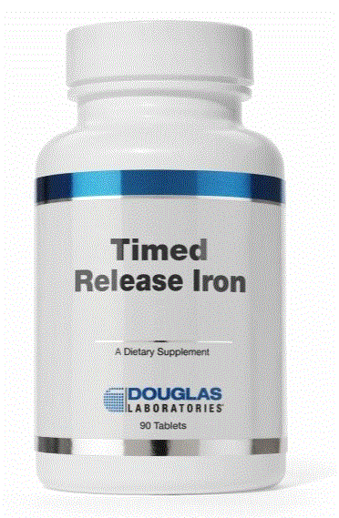 TIMED RELEASE IRON 90 TABLETS - Clinical Nutrients