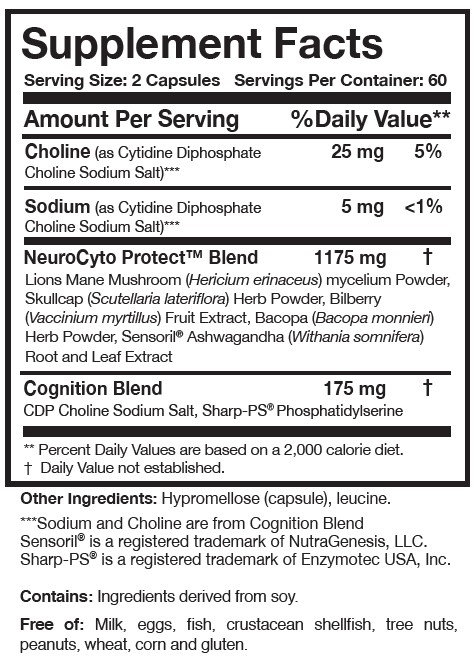 The Brain Arc Researched Nutritionals - Clinical Nutrients
