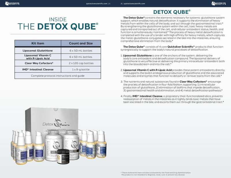 The Detox Qube - Clinical Nutrients