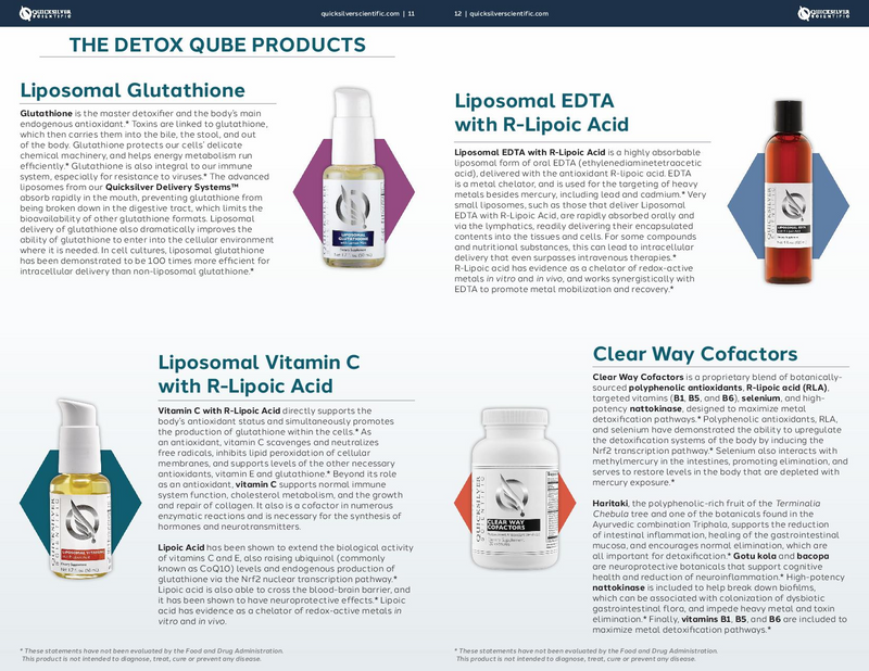 The Detox Qube with EDTA - Clinical Nutrients