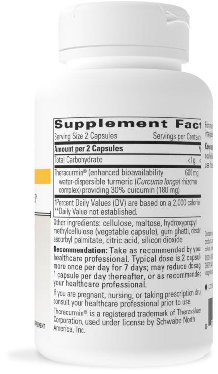 Theracurmin HP 120 veg. caps - Clinical Nutrients