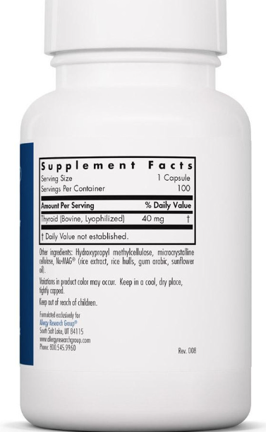 Thyroid 100 Vegicaps - Clinical Nutrients