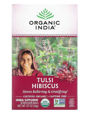 Tulsi Hibiscus 18 Bags - Clinical Nutrients