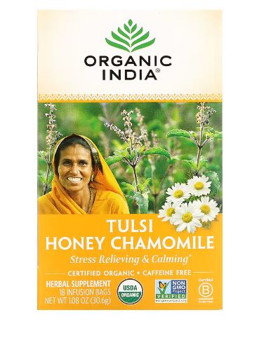 Tulsi Honey Chamomile 18 Bags - Clinical Nutrients