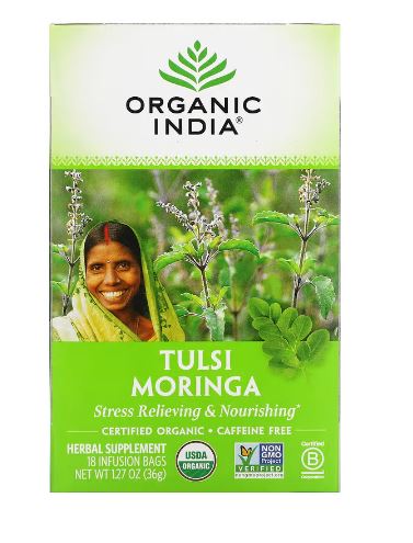 Tulsi Moringa 18 Bags - Clinical Nutrients