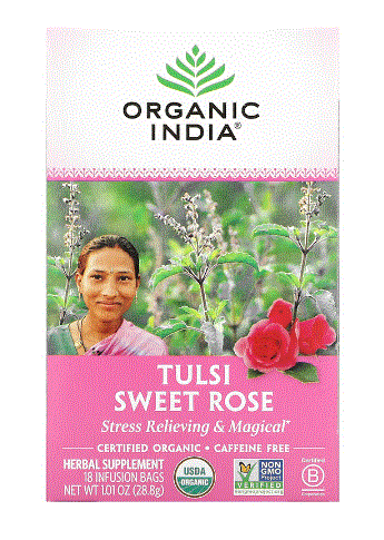 Tulsi Sweet Rose 18 Bags - Clinical Nutrients