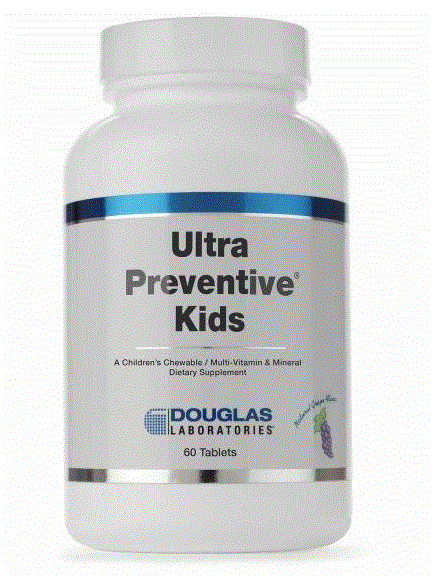 ULTRA PREVENTIVE® KIDS GRAPE 60 TABLETS - Clinical Nutrients