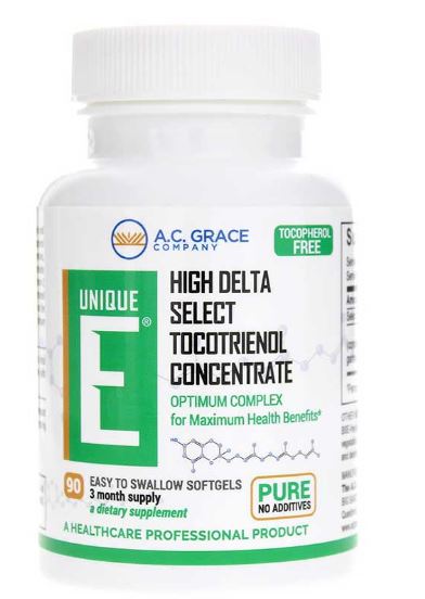UNIQUE E High Delta Select Tocotrienols 90 Softgels - Clinical Nutrients