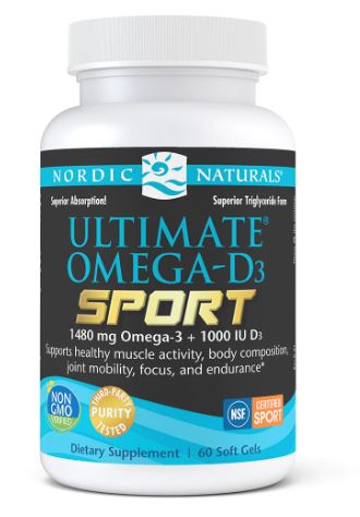 Ultimate Omega-D3 Sport 60 Softgels - Clinical Nutrients