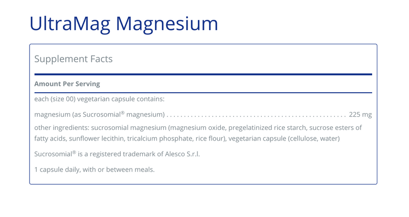 UltraMag Magnesium 120C - Clinical Nutrients