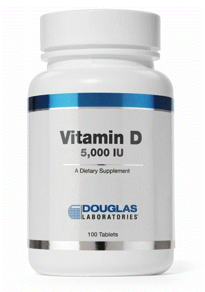 VITAMIN D 125 MCG (5,000 IU) 100 TABLETS - Clinical Nutrients
