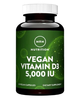Vegan Vitamin D3 5,000 IU 60 Capsules - Clinical Nutrients