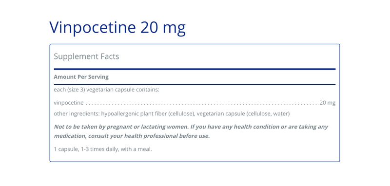 Vinpocetine 60C - Clinical Nutrients