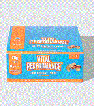 Vital Performance Salty Chocolate Peanuts 12 Bars - Clinical Nutrients